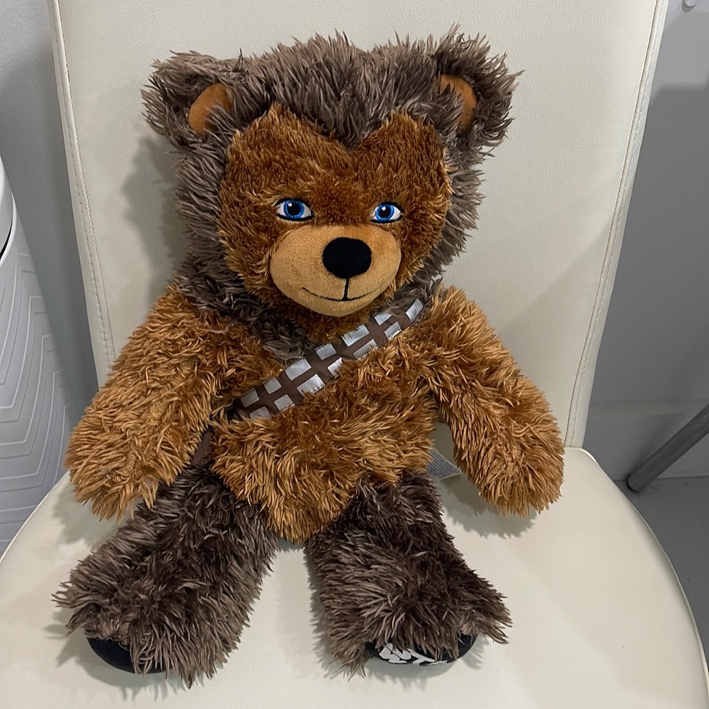 Build A Bear Brown/White/Black STAR WARS "Chewbacca" 18" Stuffed Animal